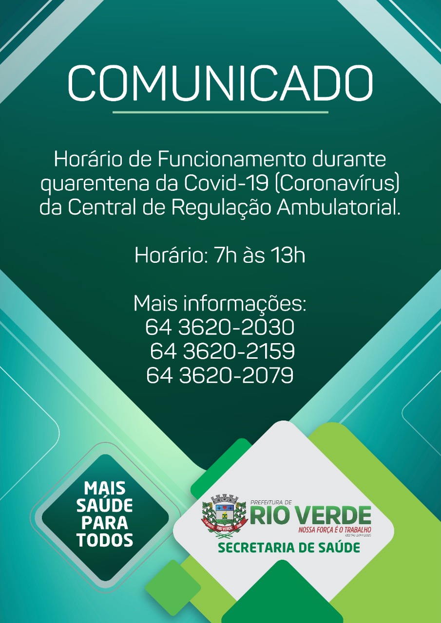 COMUNICADO PROCON - Prefeitura Municipal de Rio Verde